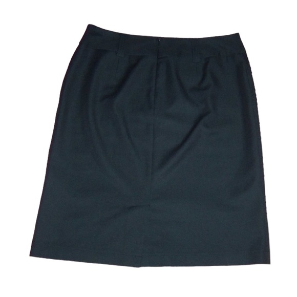 Dressbarn Black Career Professional Stretch Skirt - Size 6 - Picture 2 of 5